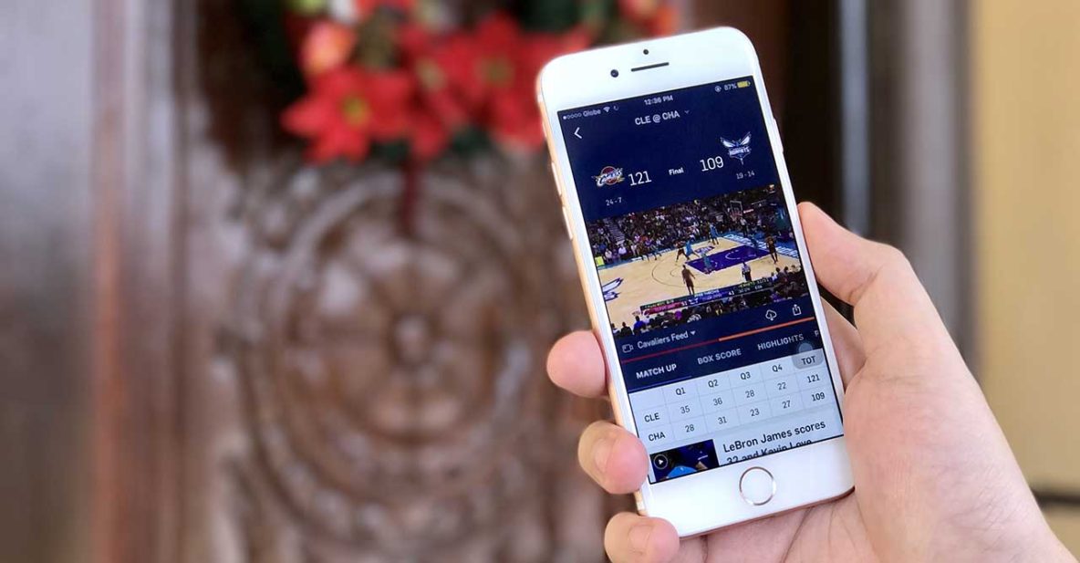 Downloading of games possible with NBA app a