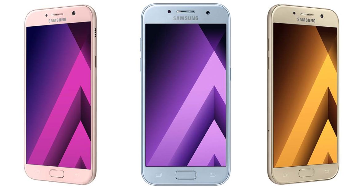 Samsung Galaxy A3, A5, and A7 2017