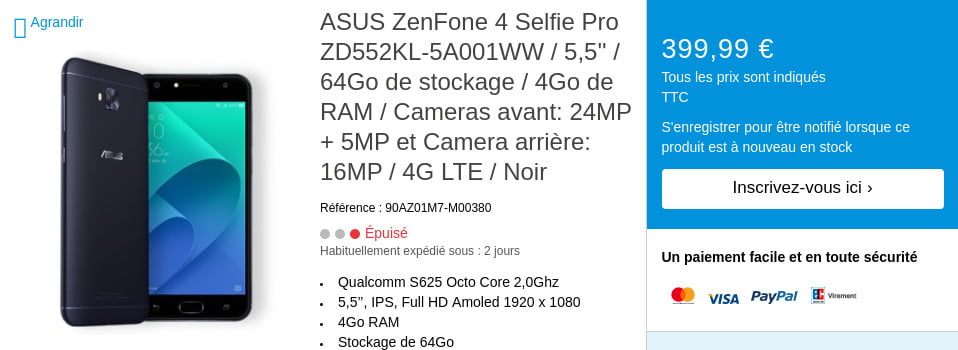 ASUS ZenFone 4 Selfie Pro price and specs_Revu Philippines