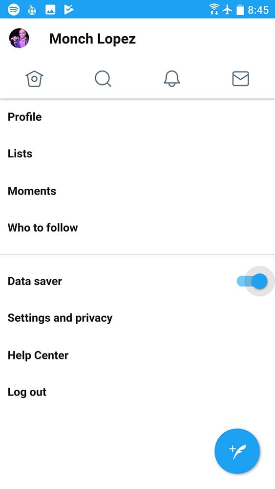 Twitter Lite Data Saver mode_Philippines