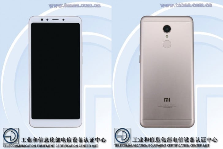 Xiaomi Redmi 5 with TENAA certification on Revu Philippines