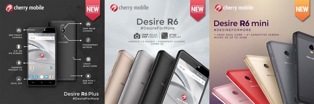Cherry Mobile Desire R6 Plus R6 R6 mini price and specs on Revu Philippines