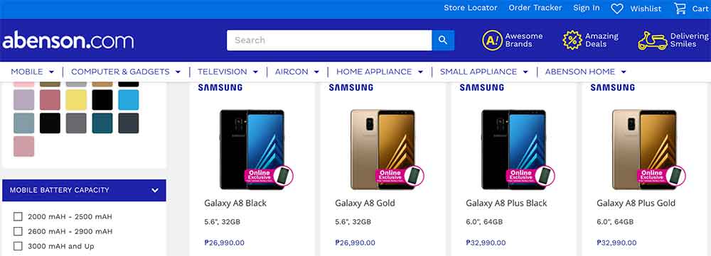 Samsung Galaxy A8 (2018) and A8+ (2018) price in the Philippines