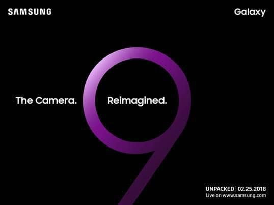 Samsung Galaxy S9 and S9 Plus launch invite on Revu Philippines