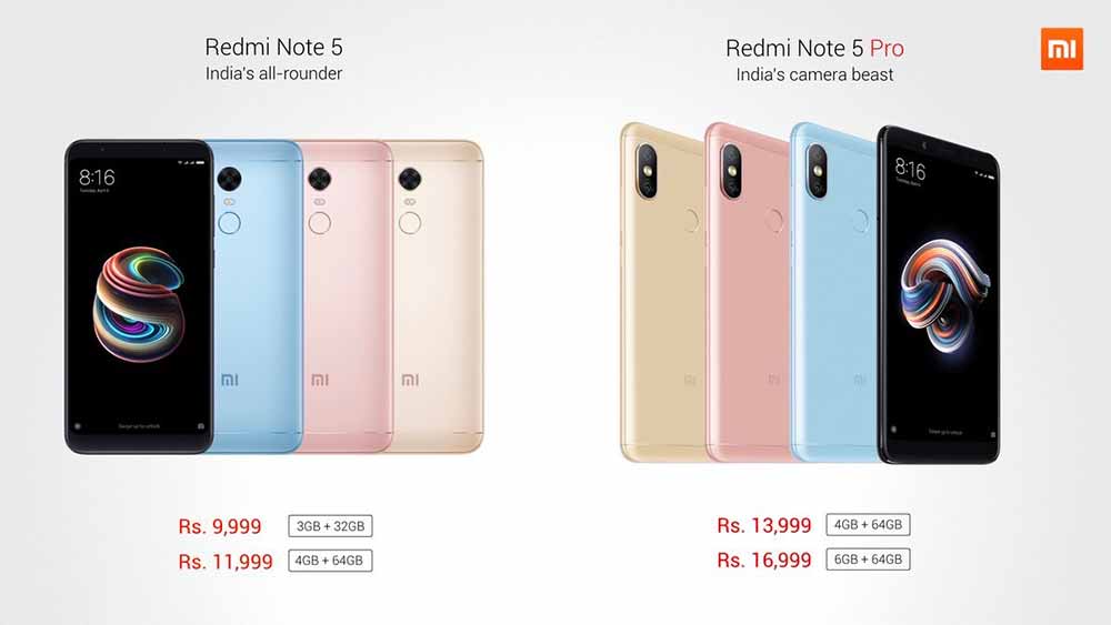 Xiaomi Redmi Note 5 Pro and Redmi Note 5 (Redmi 5 Plus) price and specs on Revu Philippines