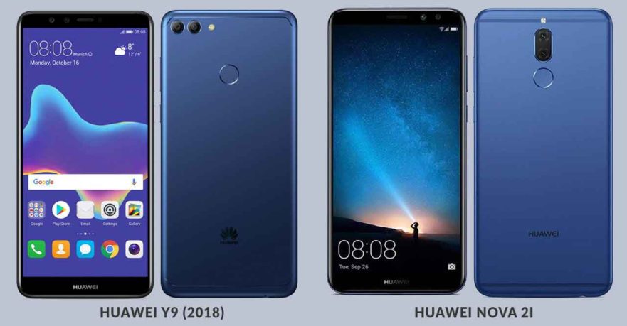 Huawei Y9 2018 vs Huawei Nova 2i specs and price comparison on Revu Philippines