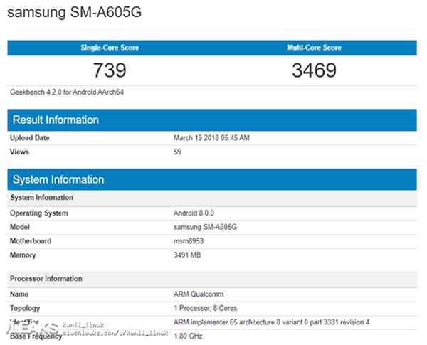 Samsung Galaxy A6 Plus benchmark score and specs leak on Revu Philippines