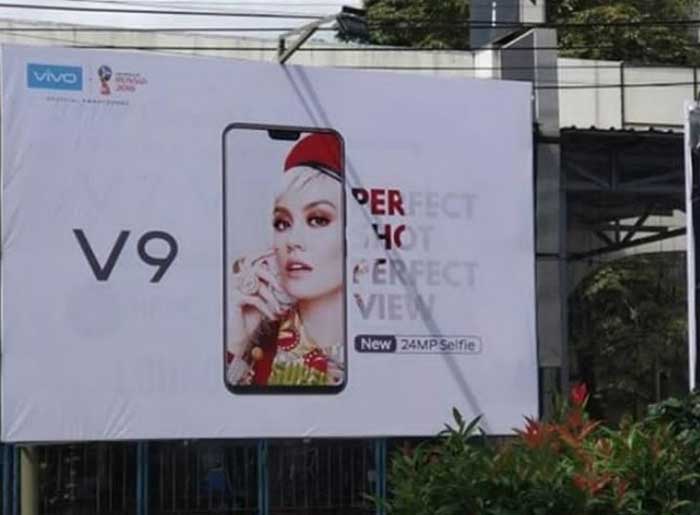 Vivo V9 teaser billboard in Indonesia on Revu Philippines