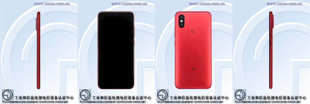 Xiaomi Mi A2 or Xiaomi Mi 6X specs and design on TENAA on Revu Philippines