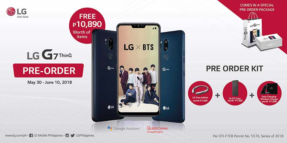 LG G7 ThinQ preorder details, freebies, price and specs on Revu Philippines