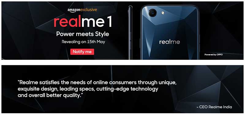 OPPO RealMe 1 price and specs in India on Revu Philippines
