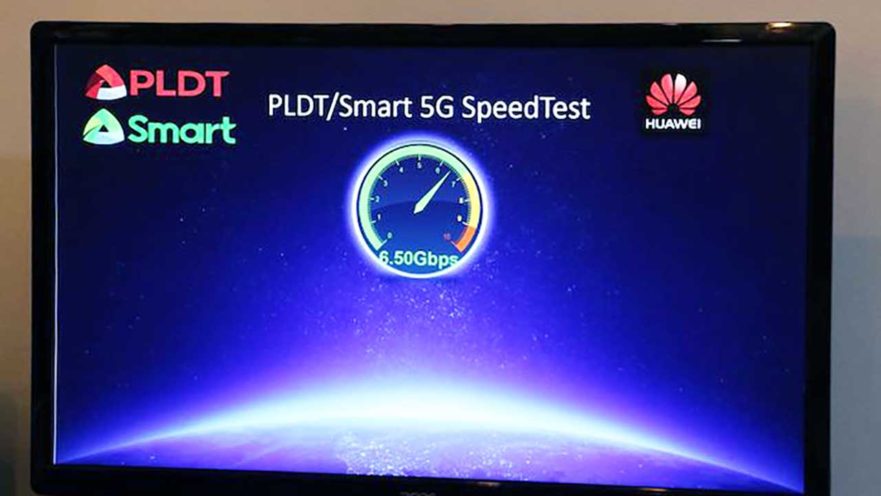 Smart Communications 5G speed test with Huawei on Revu Philippines