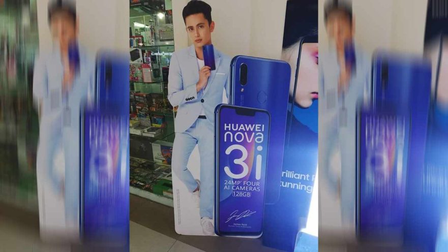 Huawei Nova 3i with James Reid as endorser on Revu Philippines