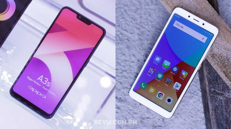 OPPO A3s vs Xiaomi Redmi 6A: price and specs comparison on Revu Philippines