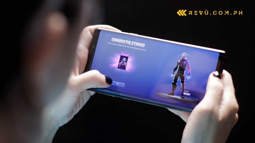 Fortnite for Android on Samsung Galaxy Note 9 phone on Revu Philippines