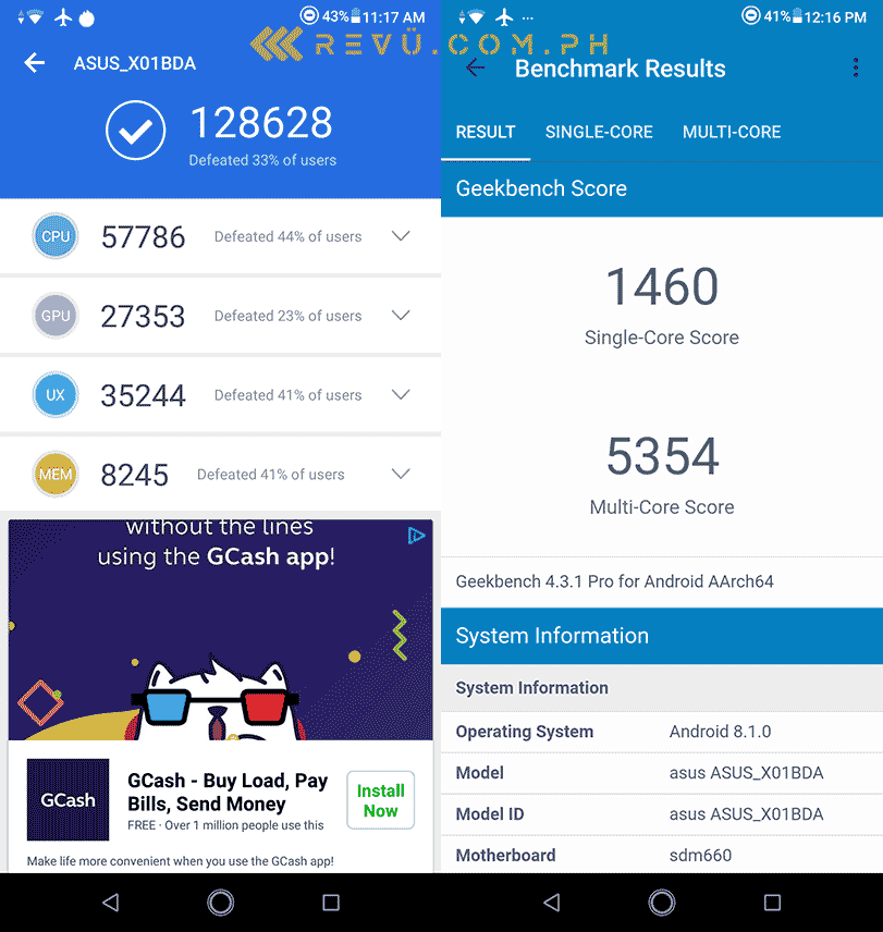 ASUS ZenFone Max Pro M2 Antutu and Geekbench benchmark scores, review, price and specs on Revu Philippines