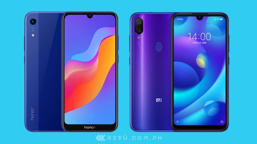 Honor Play 8A vs Xiaomi Mi Play specs and price comparison on Revu Philippines