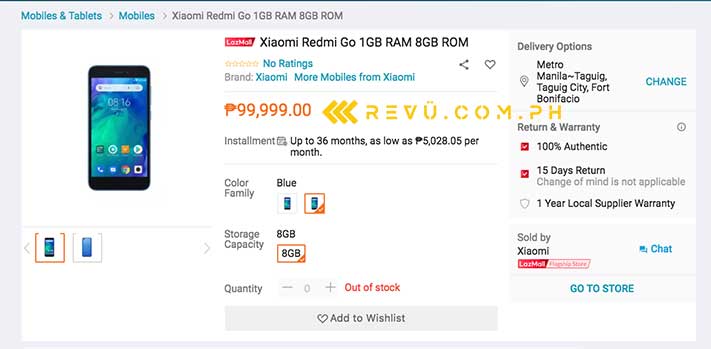 Xiaomi Redmi Go price and specs: A Revu Philippines exclusive