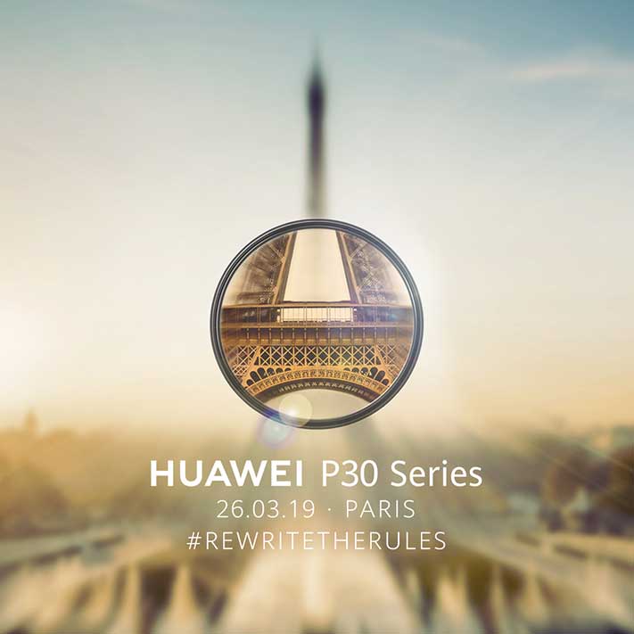 Huawei P30 series launch invite to Revu Philippines