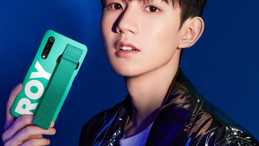 Xiaomi Mi 9 in a case with endorser TFBoys Roy or Wang Yuan via Revu Philippines