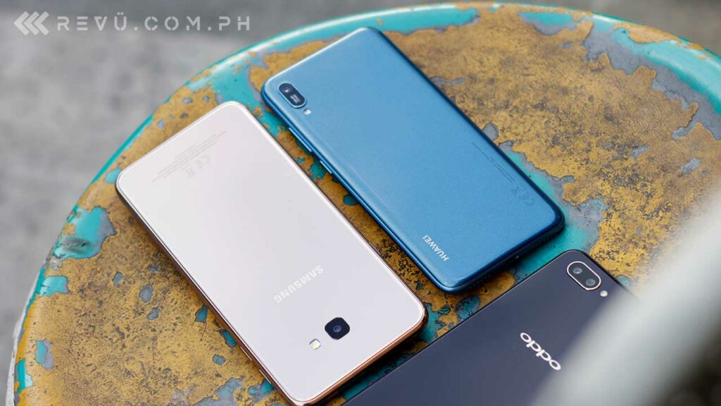 Huawei Y6 Pro 2019 vs Samsung Galaxy J4 Plus vs OPPO A3s: Comparison by Revu Philippines