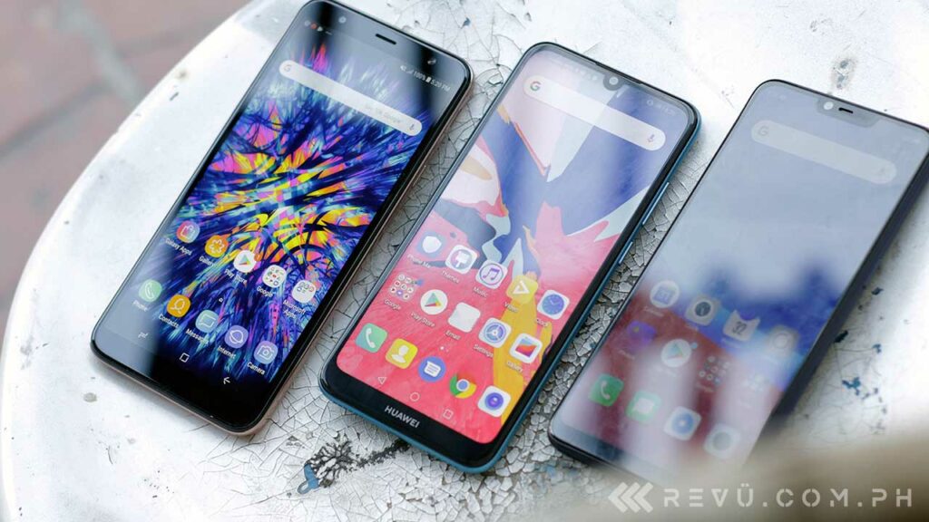 Huawei Y6 Pro 2019 vs Samsung Galaxy J4 Plus vs OPPO A3s: Comparison by Revu Philippines