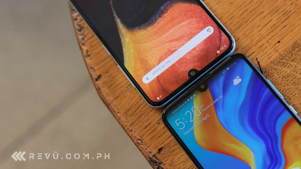 Huawei P30 Lite vs Samsung Galaxy A50 comparison review by Revu Philippines