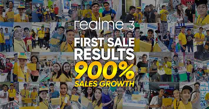 Realme 3 vs Realme C1 sales via Revu Philippines