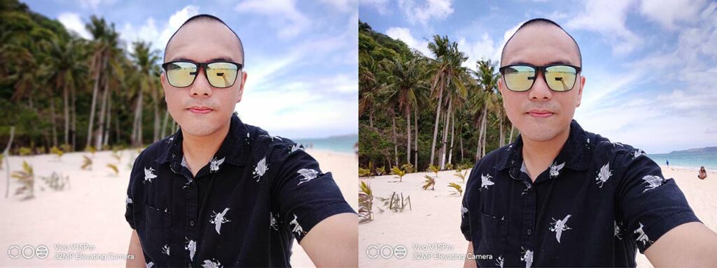 Vivo V15 Pro sample selfie pictures: Portrait mode vs Auto mode by Revu Philippines