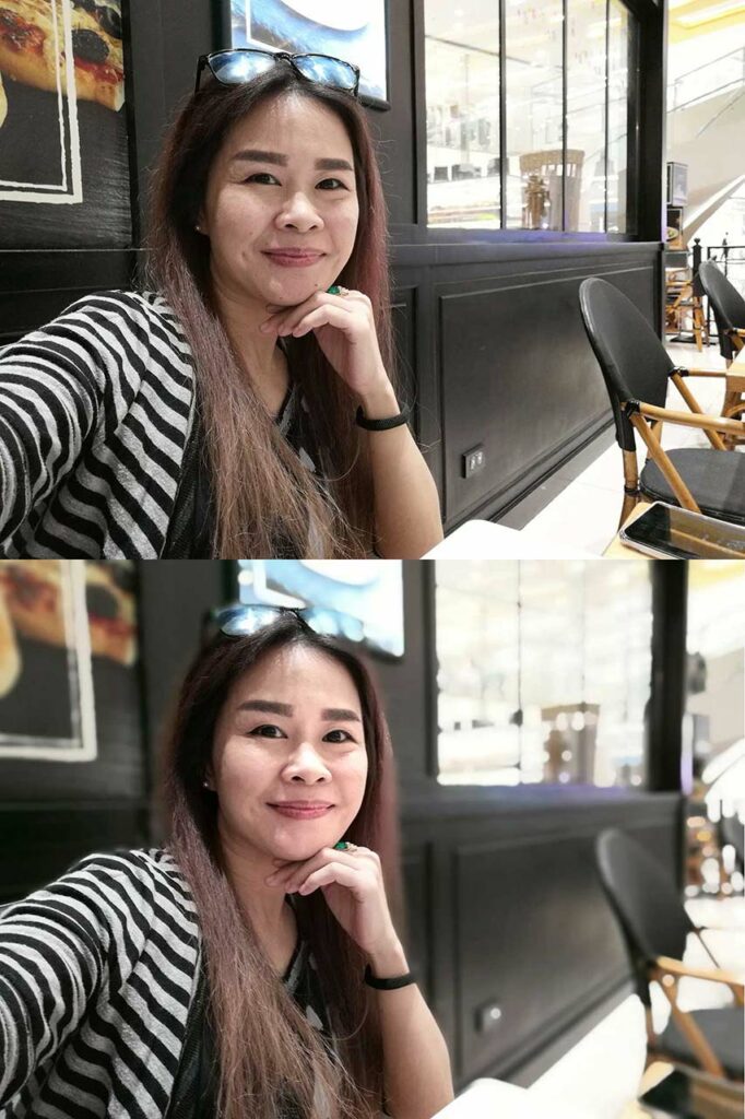 Huawei P30 Lite sample selfie pictures: Auto mode vs portrait mode by Revu Philippines