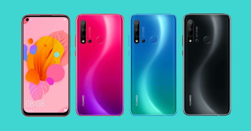 Huawei P20 Lite 2019 released with hole-punch screen, 4 cameras - revü
