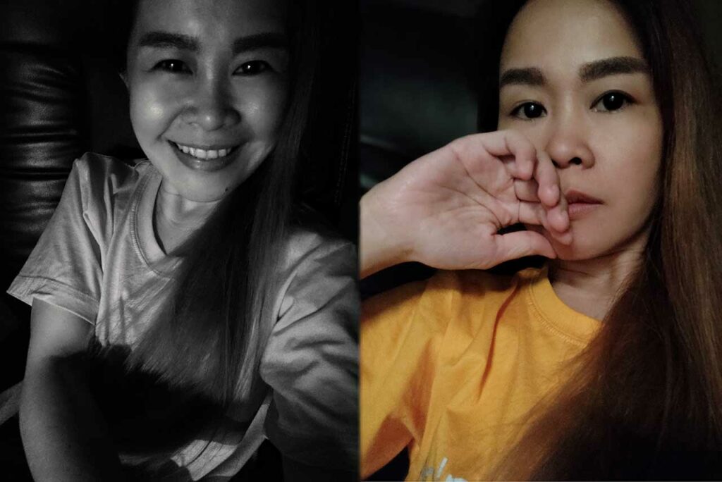 Redmi K20 Pro sample nighttime selfie pictures: Black and white and colored by Revu Philippines