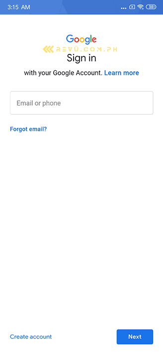 Redmi K20 Pro: Sign into your Google account by Revu Philippines