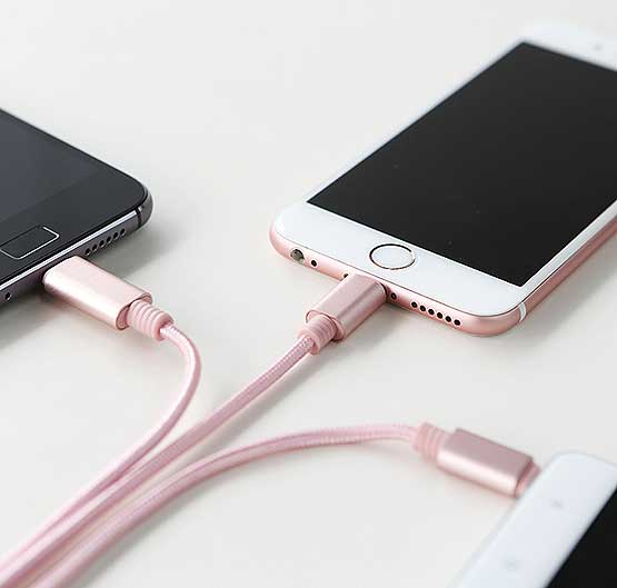 Rock Space Hi-Tensile 3-in-1 charging cable price and specs via Revu Philippines