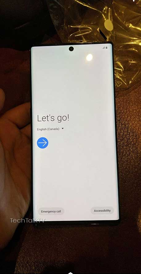 Samsung Galaxy Note 10 Plus picture leak via Revu Philippines