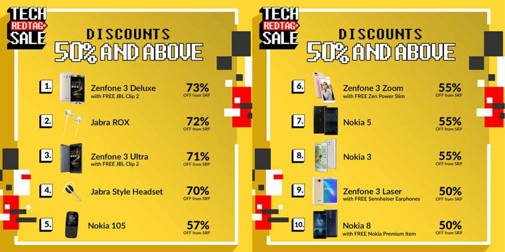 Tech Red Tag Sale big gadget discounts via Revu Philippines