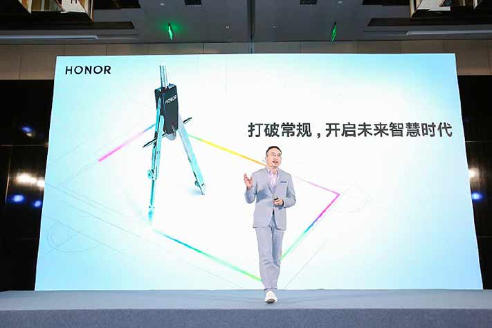 Honor President George Zhao at the Honor Vision smart screen TV pre-launch via Revu Philippines