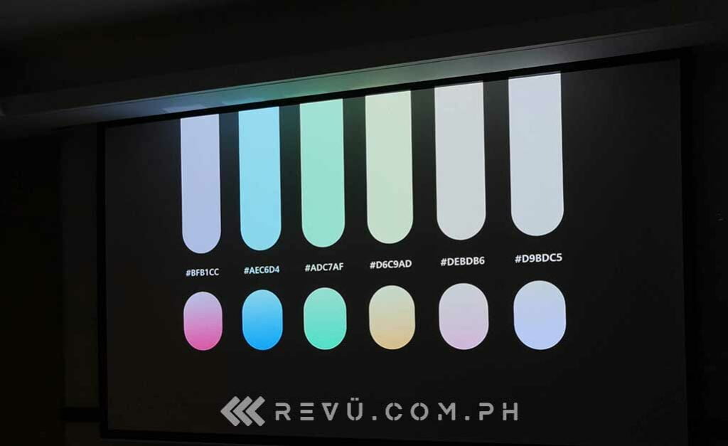 EMUI 10 Morandi color codes by Revu Philippines
