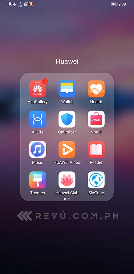 Huawei Mobile Services or HMS on the Huawei Mate 30 Pro screenshot by Revu Philippines