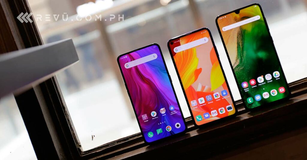 Huawei Nova 5T vs Samsung Galaxy A70 vs OPPO Reno comparison review by Revu Philippines