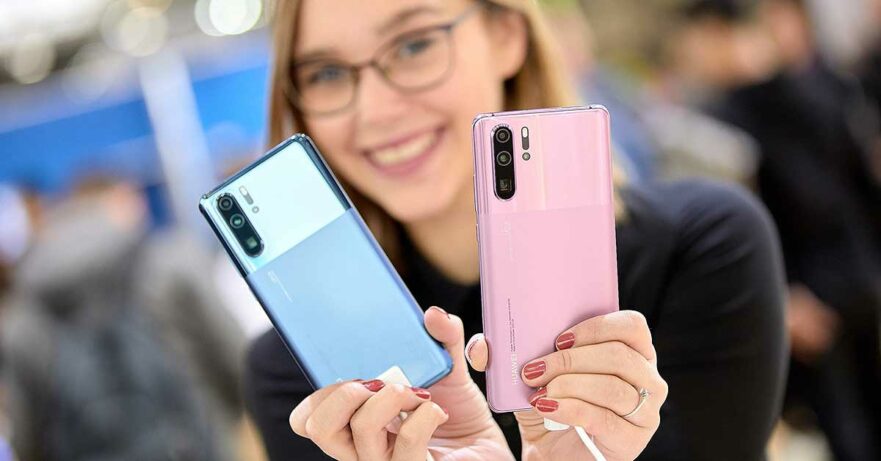 Huawei P30 Pro new colors Misty Blue and Misty Lavender via Revu Philippines
