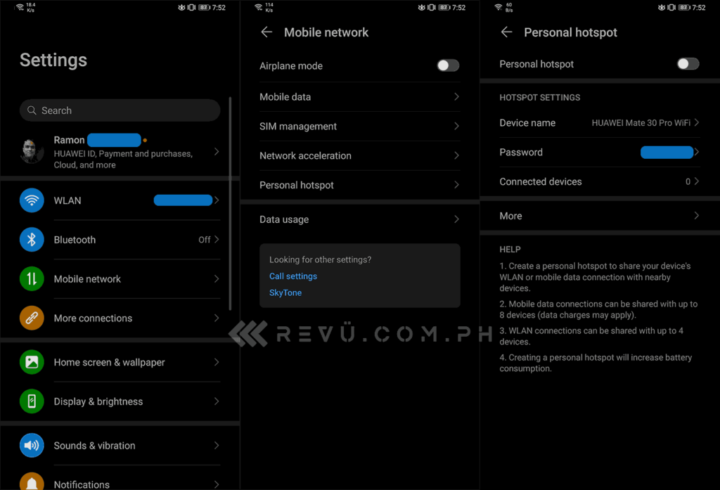 How to make the Huawei Mate 30 and Mate 30 Pro as a WiFi repeater portable hotspot: A guide by Revu Philippines