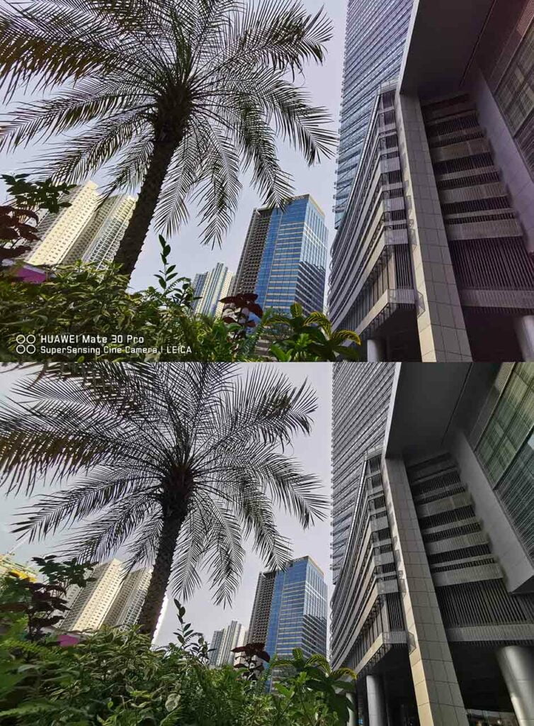 Huawei Mate 30 Pro vs Huawei P30 Pro sample ultra-wide-angle pictures by Revu Philippines