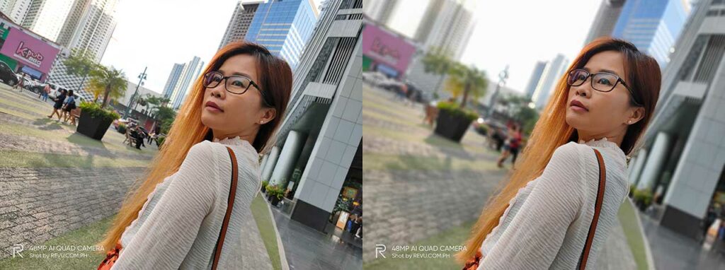 Realme 5 Pro sample pictures: Auto mode vs Portrait mode or with bokeh effect in review by Revu Philippines