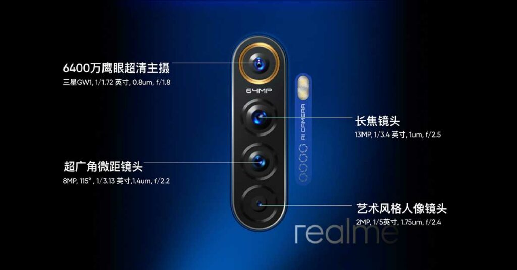 Realme X2 Pro 64MP quad camera details via Revu Philippines