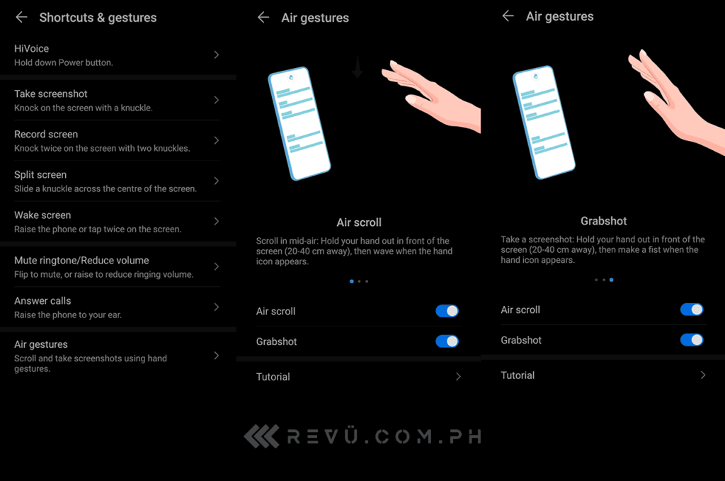 Huawei Mate 30 Pro air gestures by Revu Philippines