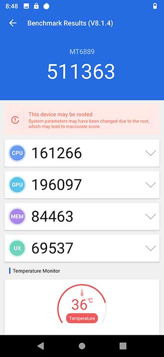 MediaTek Dimensity 1000 5G Antutu benchmark score via Revu Philippines