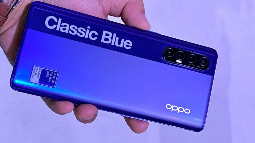 OPPO Reno 3 Pro Classic Blue Pantone color, price, specs, and availability via Revu Philippines