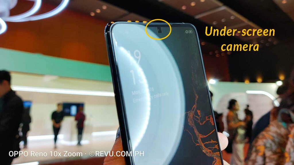 OPPO concept phone 2019 with an under-screen camera and no ports via Revu Philippines