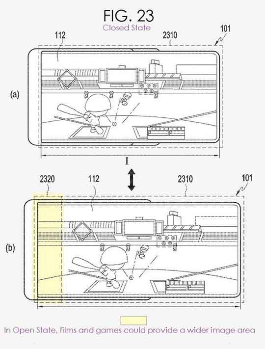 Samsung stretchable screen phone patent via Revu Philippines